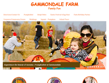 Tablet Screenshot of gammondalefarm.com